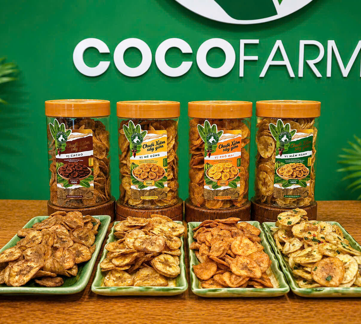 CHUỐI XIÊM SẤY GIÒN COCOFARM